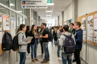 Étudiants et apprenants dans un centre de formation en Meurthe-et-Moselle, symbolisant les opportunités de formation professionnelle en Lorraine