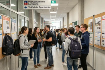 Étudiants et apprenants dans un centre de formation en Meurthe-et-Moselle, symbolisant les opportunités de formation professionnelle en Lorraine