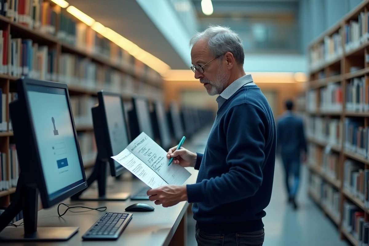 Enseignant consultant l'interface de connexion de la boite académique de Clermont-Ferrand avec un identifiant oublié