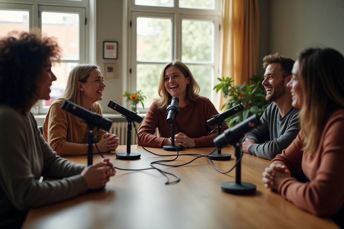 podcast lancement